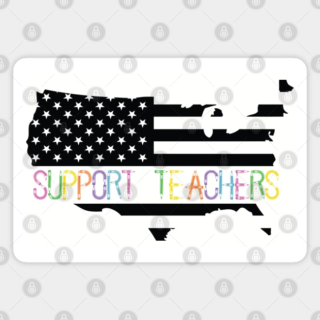 Support Teachers Magnet by B3pOh